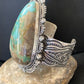 Native American Men's Royston Turquoise Cuff Bracelet | Navajo Sterling Silver | 1415