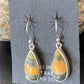 Native American Navajo Bumblebee Jasper Earrings Set | Sterling Silver | Handmade | 1560
