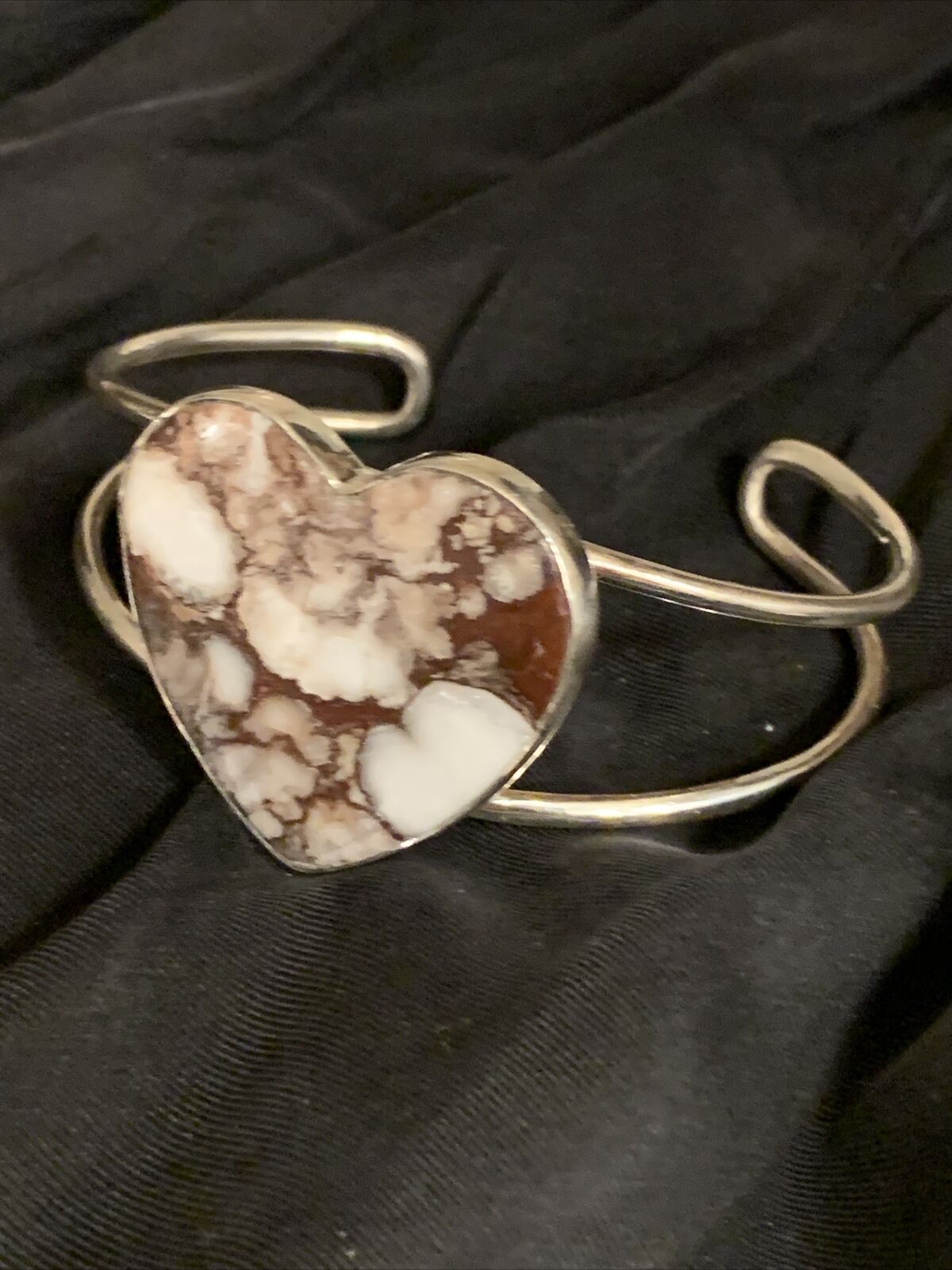 Native American Women's Wild Horse Turquoise Cuff Bracelet | Sterling Silver | Handmade | 10496