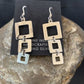 Native American Old Pawn Dangle Earrings | Sterling Silver | 1.5" | 12984