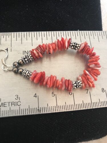 Navajo Red Spiny Oyster Sterling Silver Earrings | Southwestern Handcrafted