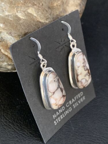 Native American Women's Wild Horse Earrings | Sterling Silver | Navajo Handmade | 14086 - Masha USA