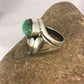 Native American Green Turquoise Ring | Sterling Silver | Sz 11 | 3439