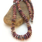 Navajo Purple Spiny Oyster & Turquoise Necklace | Sterling Silver | Authentic Native American | 32" | 8886