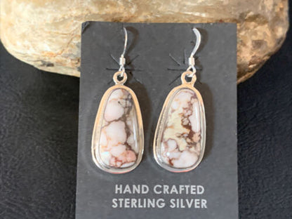 Native American Women's Wild Horse Earrings | Sterling Silver | Navajo Handmade | 14086 - Masha USA