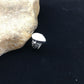 Navajo Women's White Mother of Pearl Ring | Sterling Silver | Sz 8 | Authentic Native American Handmade | 1718