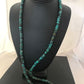 Navajo Turquoise Heishi Bead Necklace | 7mm | Sterling Silver | Authentic Native American Handmade | 31" | 3725
