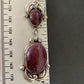 Navajo Purple Spiny Oyster Dangle Earrings | Sterling Silver | Authentic Native American Handmade | 12179