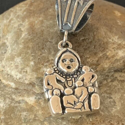 Native American Navajo Storyteller Pendant | Sterling Silver | Authentic Handmade | 2033 - Masha USA
