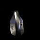 Navajo Men's Red Opal Inlay Ring | Sterling Silver | Sz 9.5 | Authentic Native American Handmade | 10104