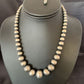 Navajo Pearls Sterling Silver Bead Necklace | 18" Length | 92118