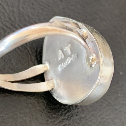 Native American Women's Navajo Purple Sugilite Ring | Sterling Silver | Sz 9.5 | 10861