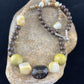 Southwestern Chunky Sterling Silver Necklace | Faceted Jasper Quartz | 20" | 10079