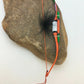 Navajo Handmade Car Charm Mirror Dangler | Bow Model | 6.5" | 8895