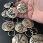 Native American Handmade Men's Sterling Silver Hopi Concho Belt | Authentic Southwestern Jewelry | 1425