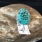 Navajo Blue Spiderweb Turquoise Ring | Sterling Silver | Sz 6 | 10283