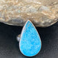 Navajo Blue Kingman Turquoise Ring | Sterling Silver | Sz 6.5 | Authentic Native American Handmade | 11614