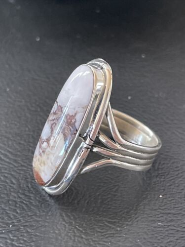 Navajo Wild Horse Turquoise Ring | Sterling Silver | Sz 11 | Authentic Native American Handmade | 1879