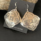 Navajo Stamped Sterling Silver Earrings Set | Authentic Native American Handmade | 1195