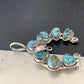 Navajo Coral Spiderweb Turquoise Pendant | Authentic Native American Sterling Silver | Naja | 02226