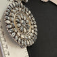 Navajo White Buffalo Turquoise Necklace | Sterling Silver | Authentic Native American Handmade | 2115