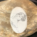 Adjustable Women's Navajo White Howlite Ring | Sterling Silver | Sz 8 | 11724
