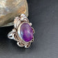 Native American Navajo Sterling Silver Purple Sugilite Ring | Sz 10 | 10443