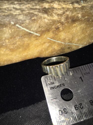 Native American Navajo Folded Sterling Silver Ring | Sz 7.5 | 10920