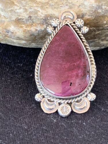 Southwestern Women's Sterling Silver Purple Spiny Oyster Ring | Sz 7 | 00429