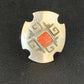 Native American Orange Spiny Oyster Navajo Ring | Sterling Silver | Sz 8 | 13717