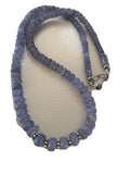 Southwestern | Purple Tanzanite | Bead Necklace | Sterling Silver | 20" | 305