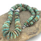 Navajo Graduated Turquoise Necklace | Sterling Silver | Authentic Native American | 21" | 1242