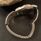 Authentic Native American Hopi Sterling Silver Watch Tips Band | Bear Paw Design | Vintage Men's Jewelry | Old Pawn | 1446