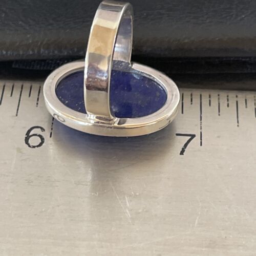 Southwestern Navajo Blue Lapis Lazuli Ring | Sterling Silver | Sz 4 | 10514