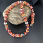 Navajo Multi-Color Spiny Oyster Necklace | Sterling Silver | 21" | Authentic Native American Handmade | 14308