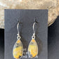 Native American Women's Navajo Bumblebee Jasper Earrings Set | Sterling Silver | Handmade | 1561