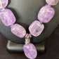 Navajo Purple Amethyst Necklace | Sterling Silver | 22" | Authentic Native American Handmade | 14296