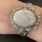 Navajo Dry Creek Turquoise Cuff Bracelet | Sterling Silver | Authentic Native American Handmade | 2118
