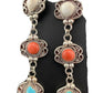 Navajo Spiny, Turquoise & Howlite Dangle Earrings | Sterling Silver | Authentic Native American Handmade | 1614