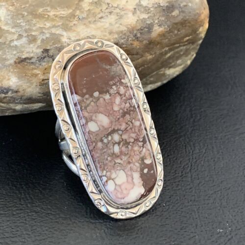 Southwestern Navajo Wild Horse Turquoise Ring | Sterling Silver | Sz 9.5 | 1870