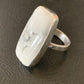 Native American Women's Navajo White Howlite Ring | Sterling Silver | Sz 7 | 11606