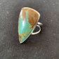 Native American Women's Navajo Arizona Turquoise Ring | Sterling Silver | Sz 9 | 725