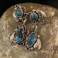 Handmade Navajo Spiderweb Turquoise Dangle Earrings | Sterling Silver | Authentic Native American | 2026