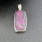 Navajo Purple Sugilite Pendant | Sterling Silver Pearls | 1.50" | Authentic Native American Handmade | 10931