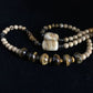 Women's Graduated Tigers Eye & Picture Jasper Necklace | Sterling Silver | Authentic Native American | 21"