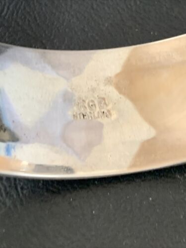 Native American Zuni Red Spiny Oyster Opal Inlay Cuff Bracelet | Sterling Silver | 12096