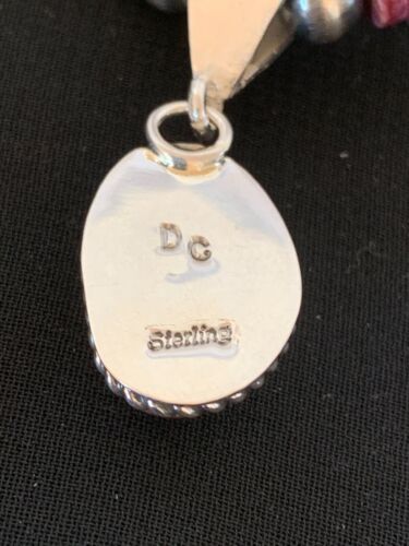 Spiny Oyster Purple Pendant Necklace | Sterling Silver | 22" | Authentic Native American Handmade | 2844