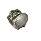Navajo Women's White Mother of Pearl Ring | Sterling Silver | Sz 8.5 | Authentic Native American Handmade | 1712