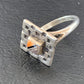 Native American Women's Navajo Sugilite Spiny Oyster Inlay Ring | Sz 6 | 11288