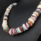 Navajo Purple Spiny Oyster Turquoise Necklace | Sterling Silver | 20" | Authentic Native American Handmade | 2519